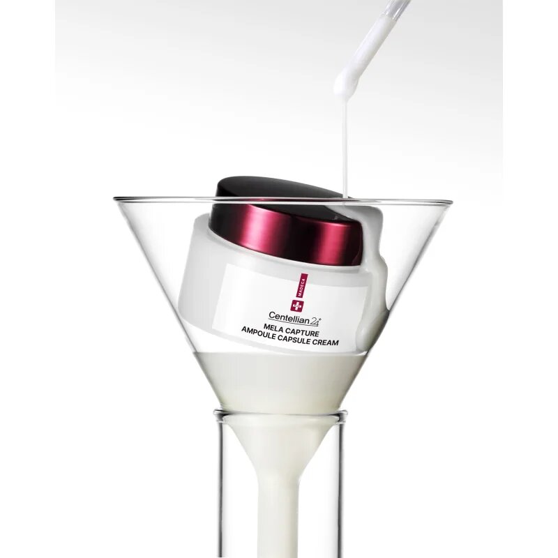 Centellian24 Madeca Mela Capture Ampoule Capsule Cream bőrfeszesítő és bőrvilágosító krém a pigment foltok ellen 55 ml