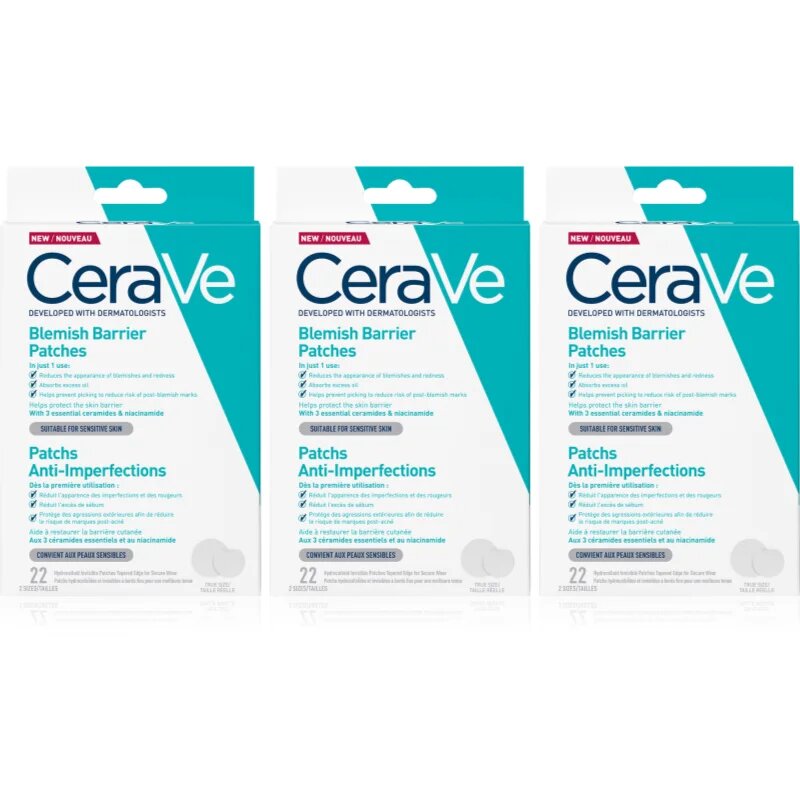 CeraVe Blemish Control Barrier Patches szett problémás és pattanásos bőrre