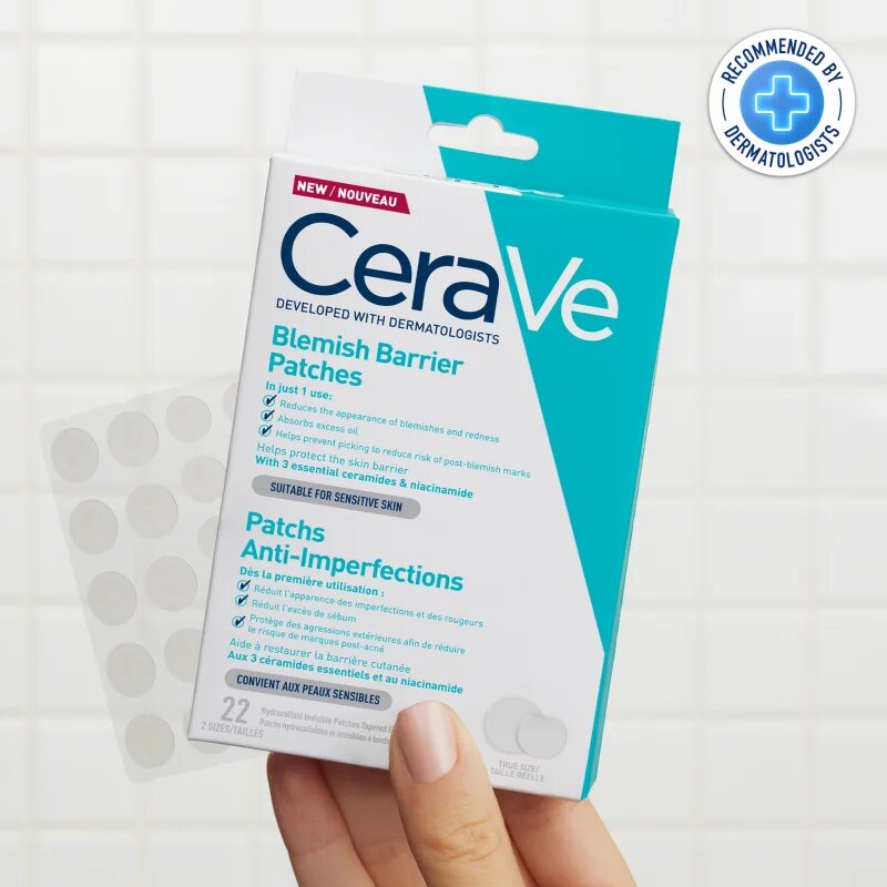 CeraVe Blemish Control Barrier Patches tapasz problémás bőrre pattanások ellen 22 db