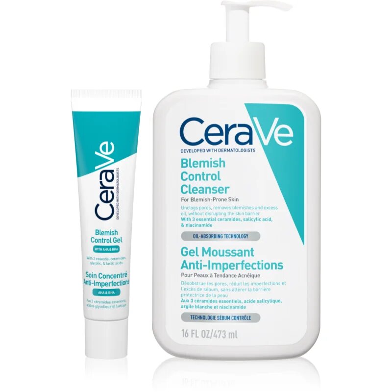 CeraVe Blemish Control Cleanser szett a bőr tökéletlenségei ellen