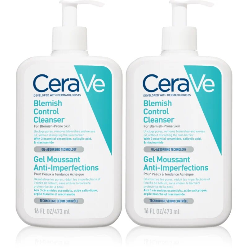 CeraVe Blemish Control Cleanser szett a bőr tökéletlenségei ellen