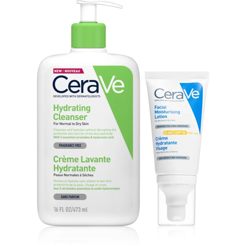 CeraVe Hydrating Cleanser szett a bőr hidratálásáért és feszességéért