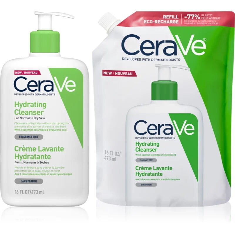 CeraVe Hydrating Cleanser szett hidratáló hatással