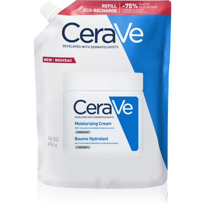 CeraVe Moisturizers hidratáló krém arcra és testre Száraz nagyon száraz bőrre 454 g