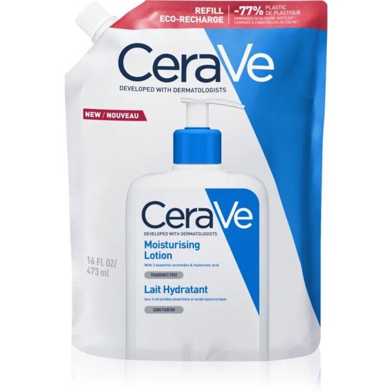 CeraVe Moisturizers Lotion hidratáló tej arcra és testre Száraz nagyon száraz bőrre 473 ml