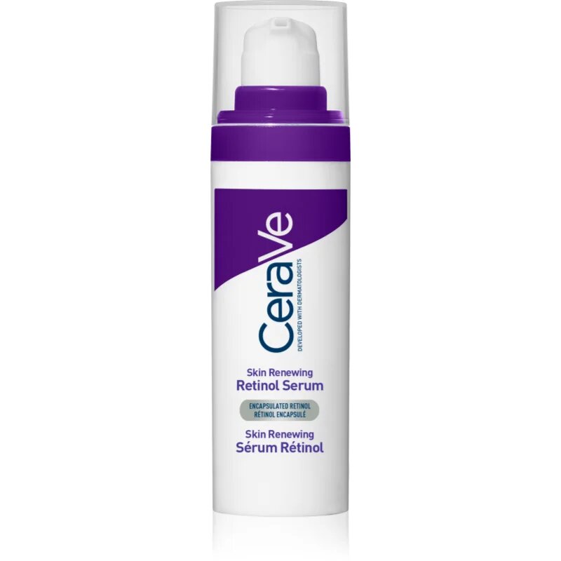 CeraVe Skin Renewing Retinol Serum ránctalanító retinol szérum a bőrréteg megújítására 30 ml
