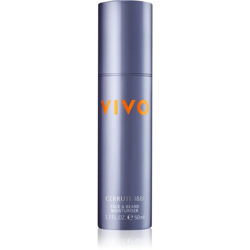 Cerruti 1881 Vivo arc és szakáll hidratáló krém uraknak 50 ml