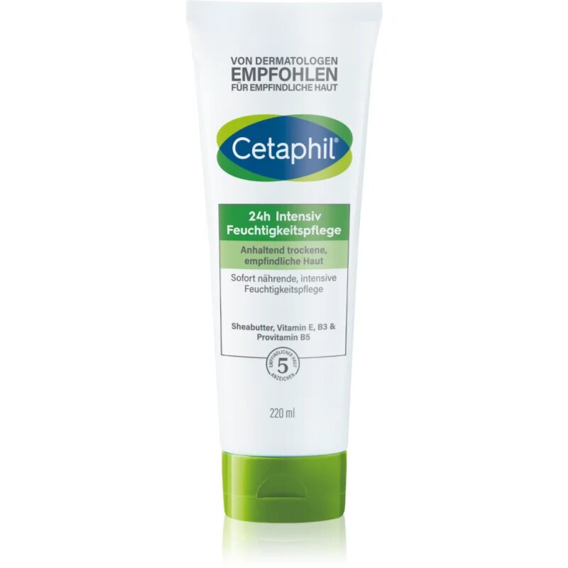 Cetaphil 24h Intensive Moisturiser intenzíven hidratáló krém száraz és érzékeny bőrre 220 ml