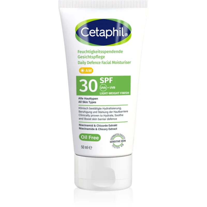 Cetaphil Daily Defence Face Moisturiser ápoló arckrém SPF 30 50 ml