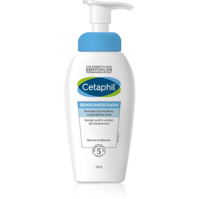Cetaphil Gentle Foaming Cleanser Cleansing Foam tisztító hab normál és száraz bőrre 200 ml