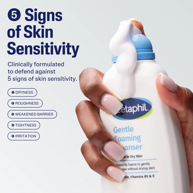 Cetaphil Gentle Foaming Cleanser Cleansing Foam tisztító hab normál és száraz bőrre 200 ml