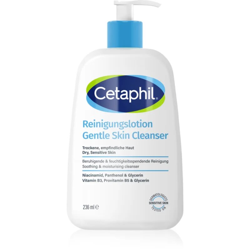 Cetaphil Gentle Skin Cleanser tisztító tej az érzékeny száraz bőrre 236 ml