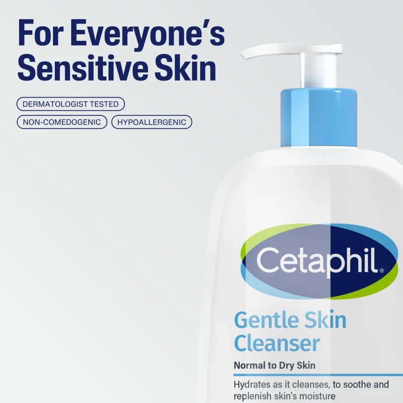 Cetaphil Gentle Skin Cleanser tisztító tej az érzékeny száraz bőrre 236 ml