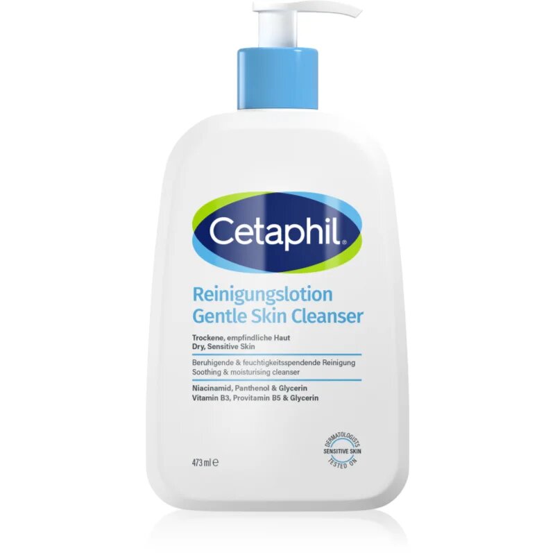 Cetaphil Gentle Skin Cleanser tisztító tej az érzékeny száraz bőrre 473 ml