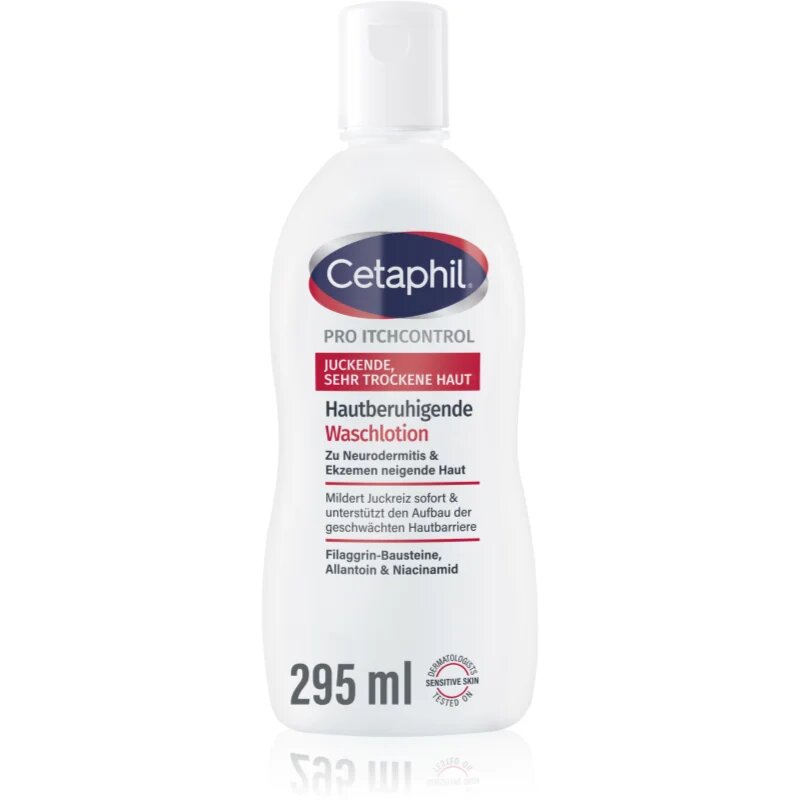 Cetaphil PRO ItchControl Body Wash tusfürdő gél a száraz és érzékeny bőrre 295 ml