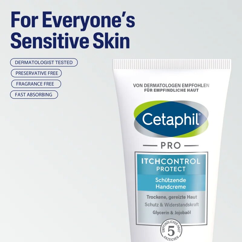 Cetaphil PRO ItchControl Protect kézvédő krém száraz bőrre 50 ml