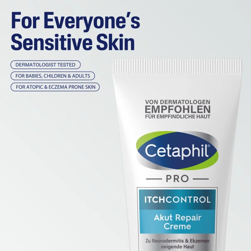 Cetaphil Pro ItchControl Repair regeneráló krém a száraz és ekcémás bőrt 227 ml