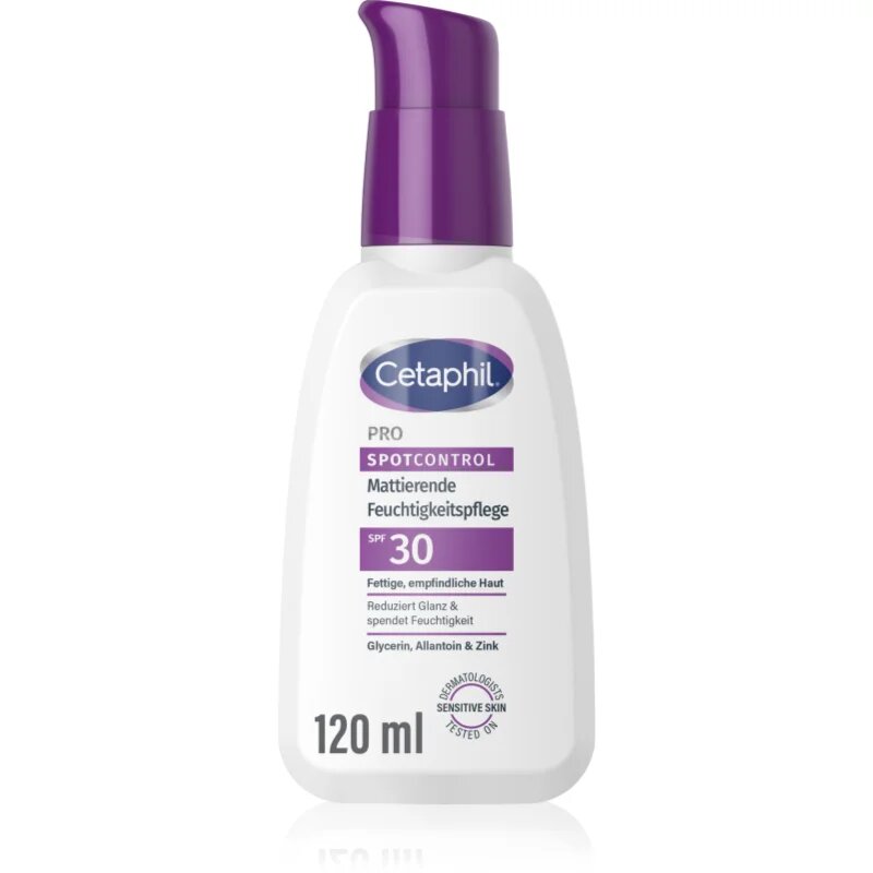 Cetaphil PRO SpotControl Oil Control hidratáló mattító krém SPF 30 120 ml
