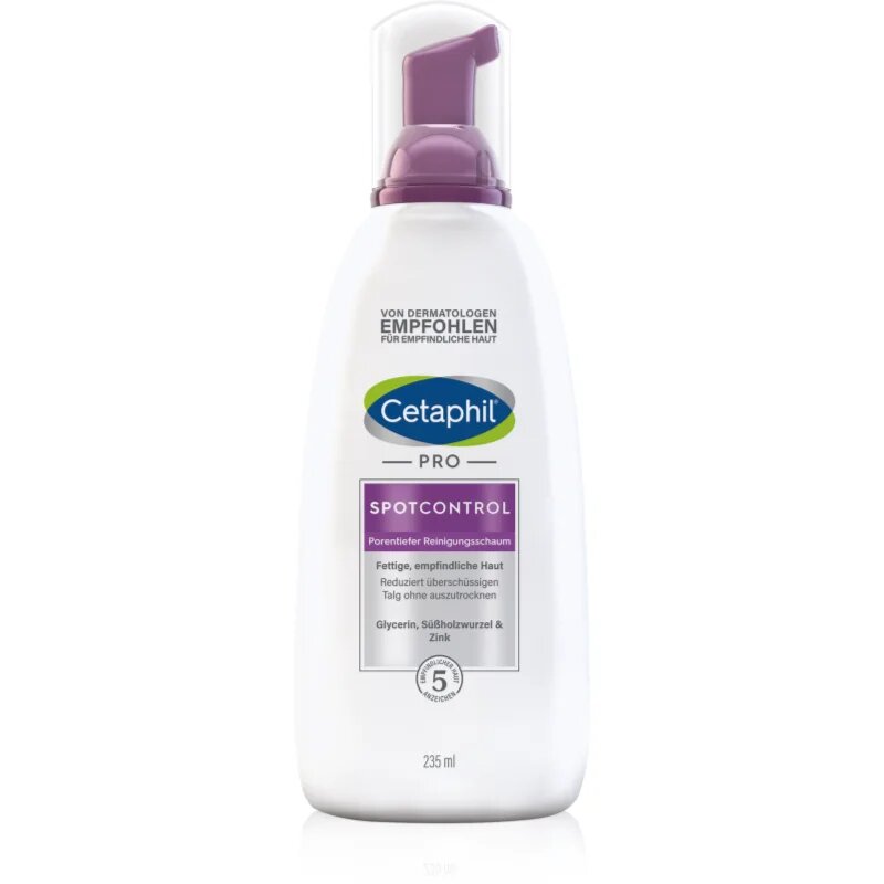 Cetaphil PRO SpotControl Oil Remowing Foam Wash tisztító hab zsíros és problémás bőrre 235 ml