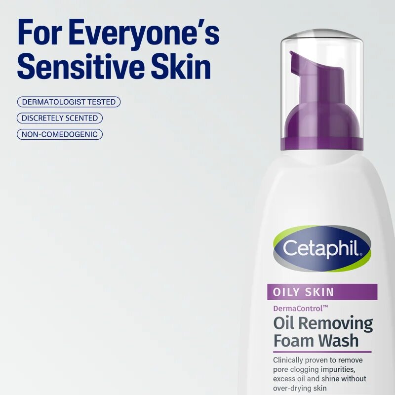 Cetaphil PRO SpotControl Oil Remowing Foam Wash tisztító hab zsíros és problémás bőrre 235 ml