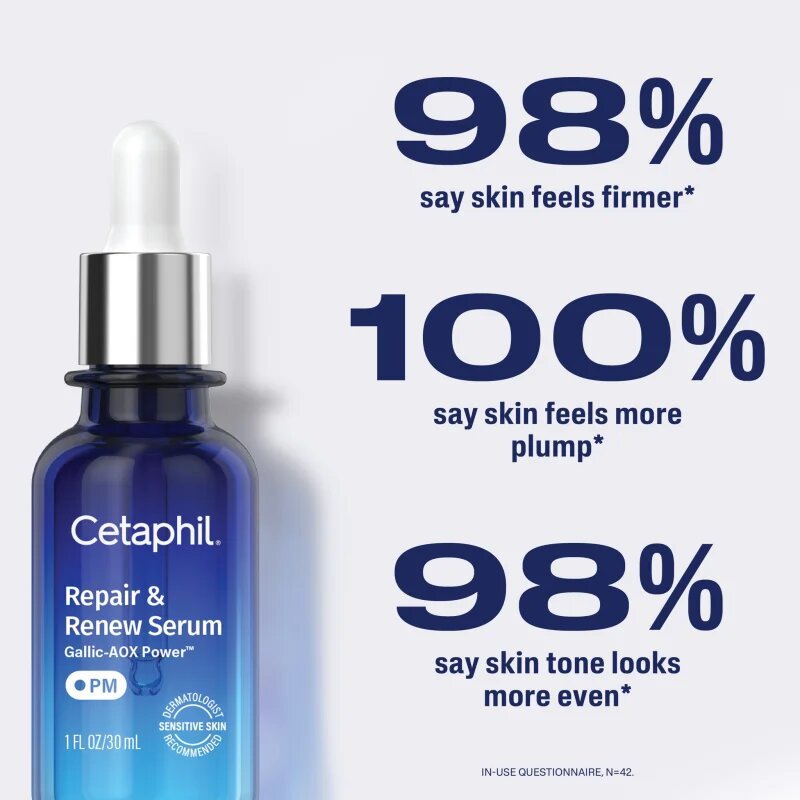 Cetaphil Repair & Renew Serum éjszakai arcszérum a bőrréteg megújítására 30 ml