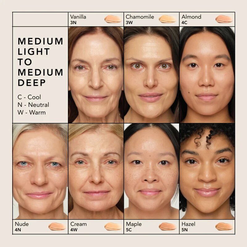 Chantecaille Future Skin Gel Foundation hidratáló alapozó élénkítő hatással Almond 4C 30 g