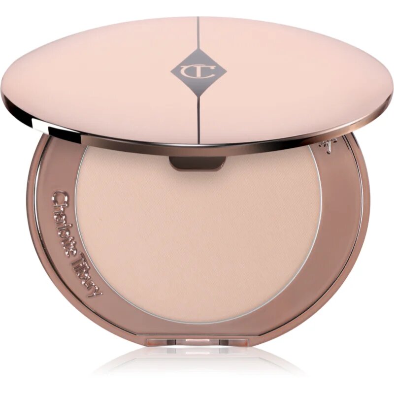Charlotte Tilbury Airbrush Flawless Finish Refillable Highlighter kőpúder utántölthető árnyalat 1 Fair 8 g