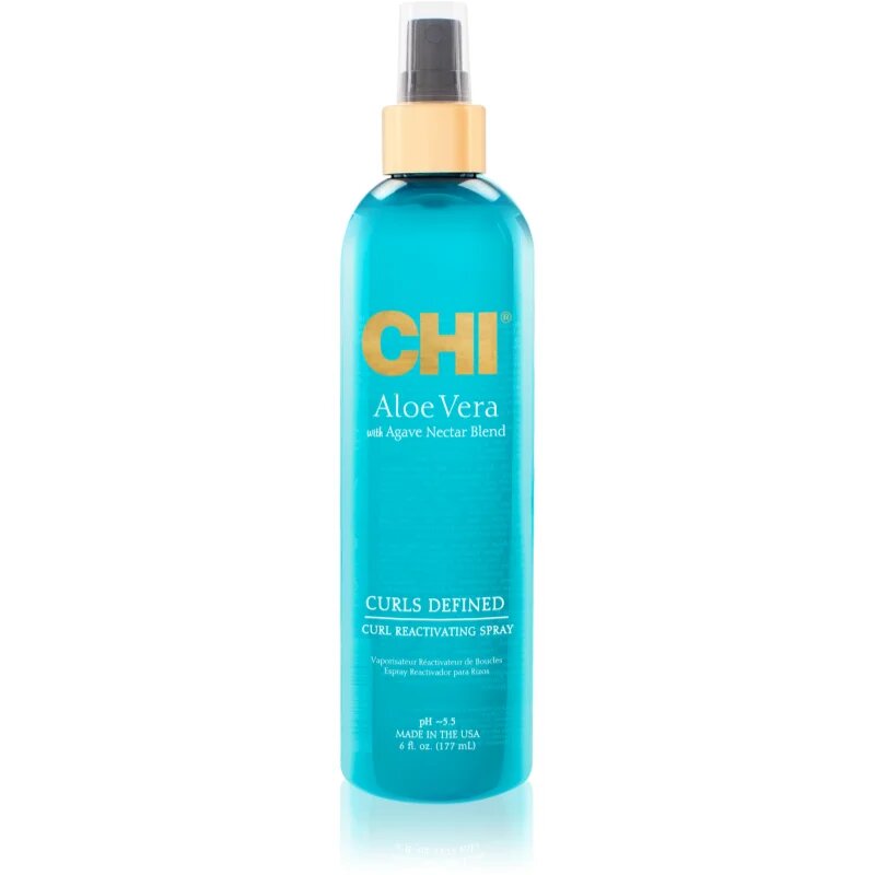 CHI Aloe Vera Curl Reactivating hidratéló spray a hullámos és göndör hajra 177 ml