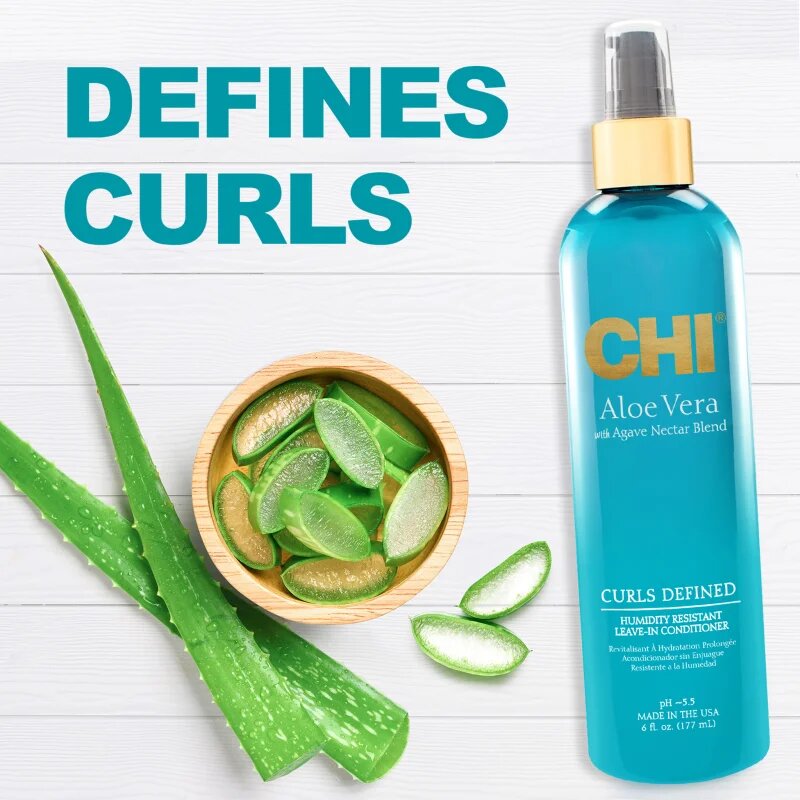 CHI Aloe Vera Curls Defined öblítés nélküli kondicionáló göndör hajra 177 ml