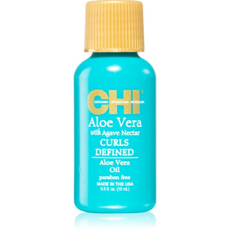 CHI Aloe Vera Curls Defined száraz olaj göndör hajra 15 ml