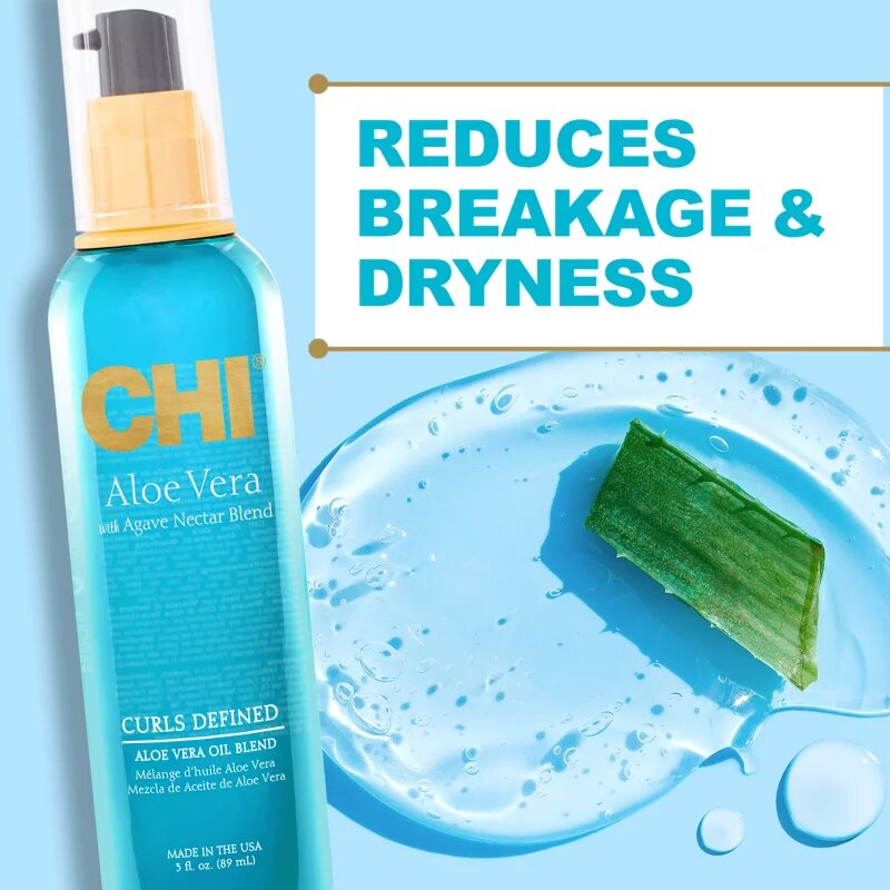 CHI Aloe Vera Curls Defined száraz olaj göndör hajra 89 ml