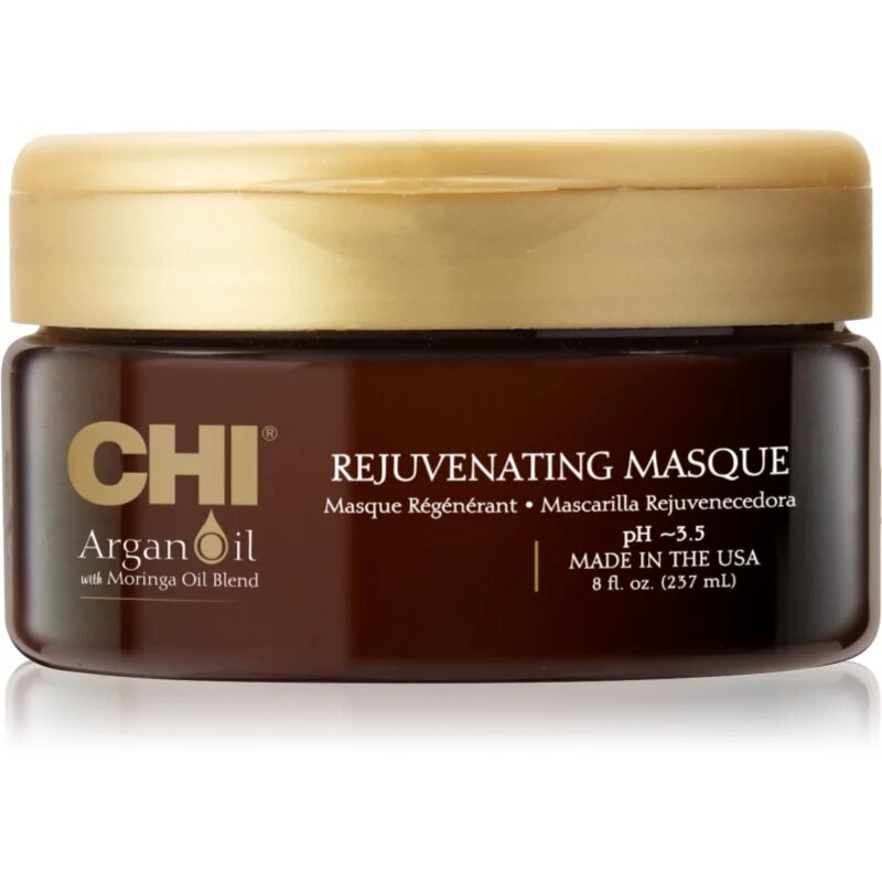 CHI Argan Oil Rejuvenating Masque tápláló maszk száraz és sérült hajra 237 ml