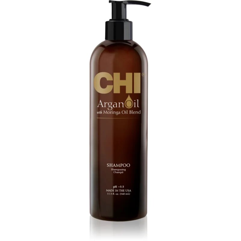 CHI Argan Oil Shampoo tápláló sampon száraz és sérült hajra 340 ml
