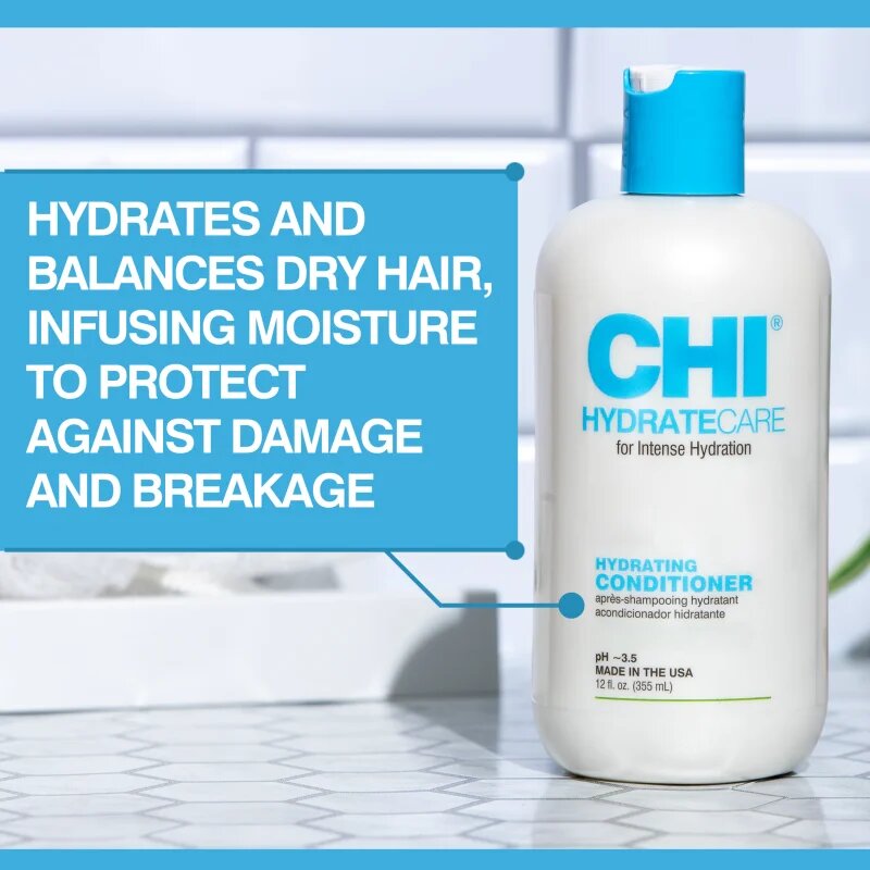 CHI HYDRATECARE Hydrating Conditioner mélyhidratáló balzsam száraz hajra 355 ml