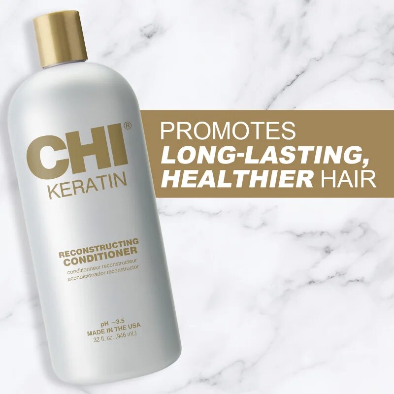 CHI Keratin keratinos kondicionáló száraz és rakoncátlan hajra 946 ml
