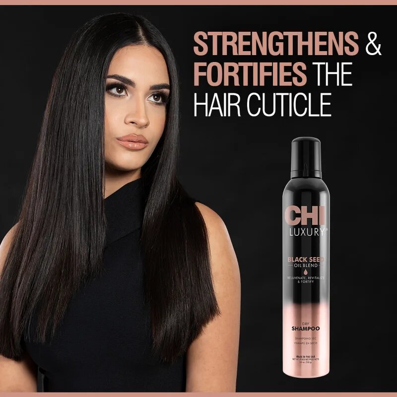 CHI Luxury Black Seed Oil Dry Shampoo matt száraz sampon dús hatásért 150 ml