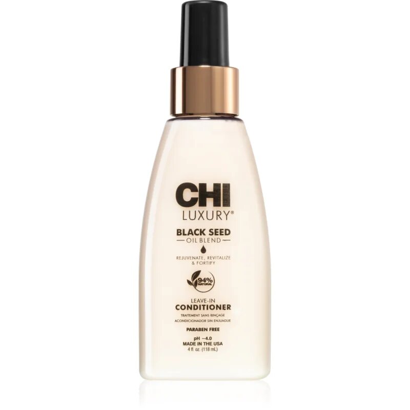 CHI Luxury Black Seed Oil Leave-In Conditioner öblítés nélküli tápláló kondicionáló 118 ml