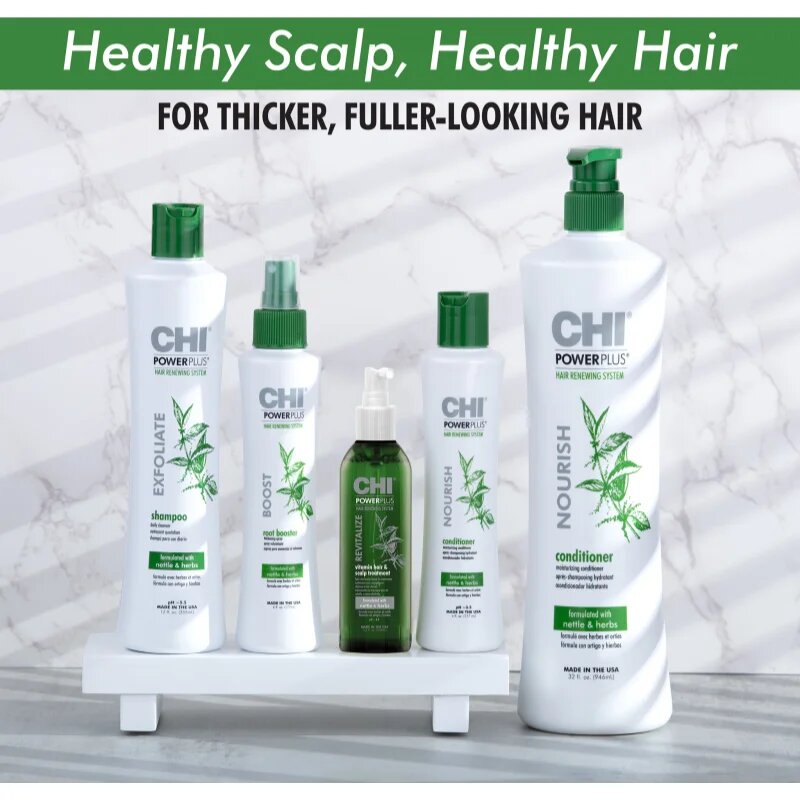 CHI Power Plus Exfoliate Shampoo hámlasztó sampon a fej bőrsejtjeinek megújítására 355 ml