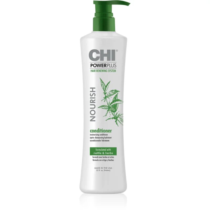 CHI Power Plus Nourish Conditioner tápláló kondícionáló a fej bőrsejtjeinek megújítására 946 ml