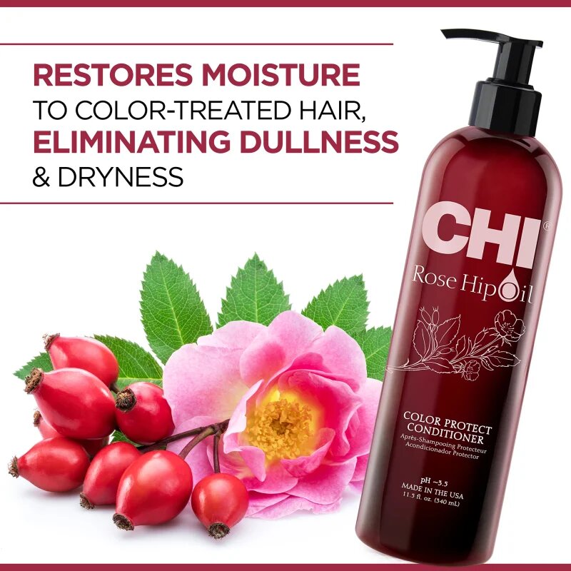 CHI Rose Hip Oil Conditioner kondicionáló festett hajra 340 ml