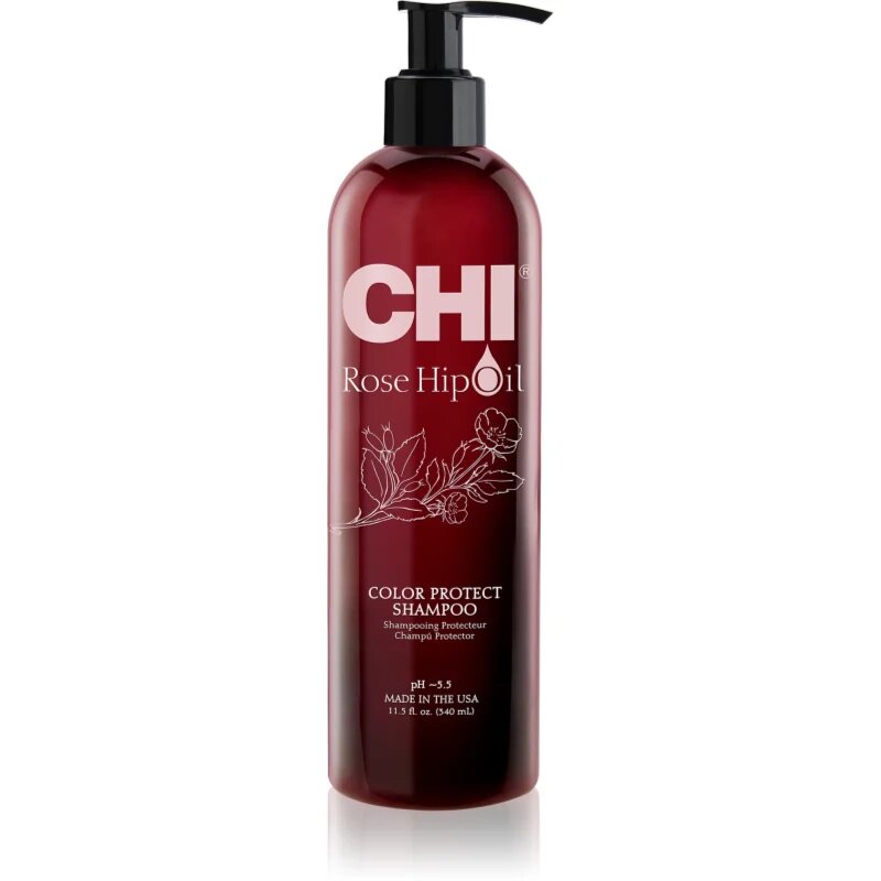 CHI Rose Hip Oil Shampoo sampon festett hajra 340 ml