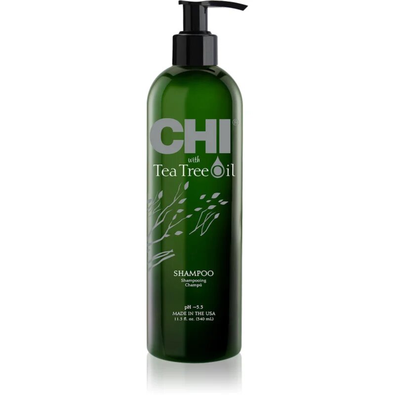 CHI Tea Tree Oil Shampoo sampon zsíros hajra és fejbőrre 340 ml