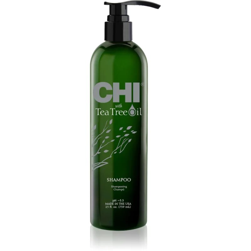 CHI Tea Tree Oil Shampoo sampon zsíros hajra és fejbőrre 739 ml