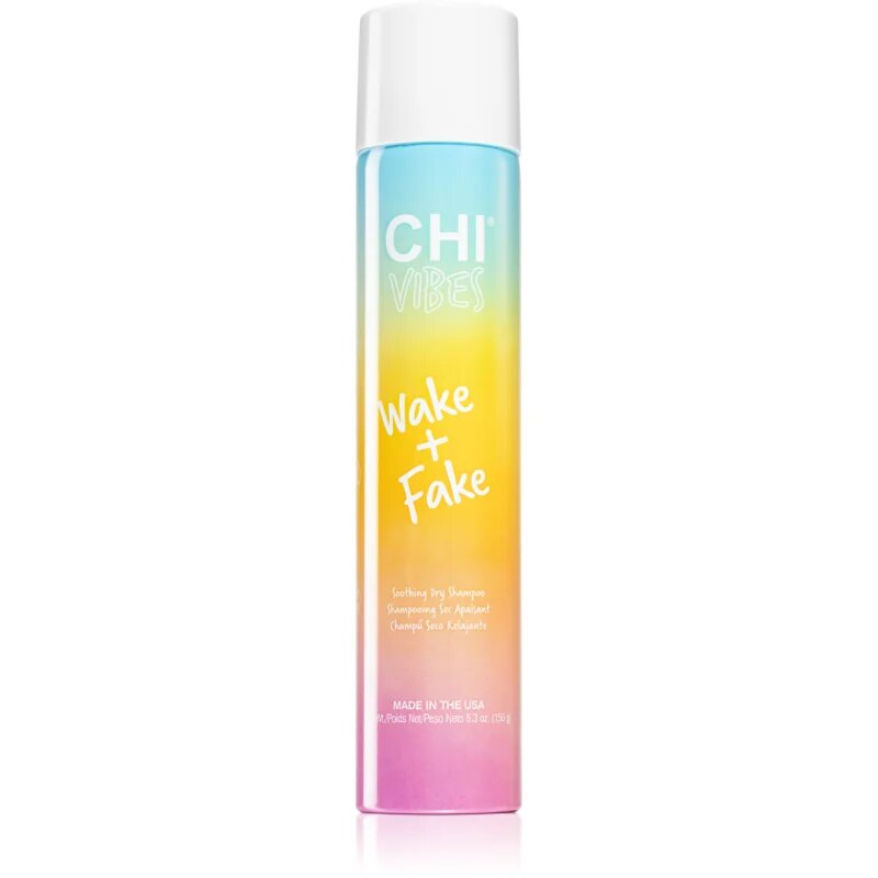CHI Vibes Wake + Fake Dry Shampoo gyengéd száraz sampon 150 g