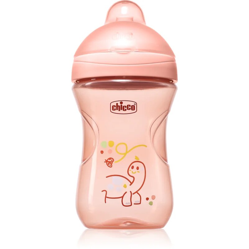 Chicco Advanced Cup 12m+ gyakorlóbögre szívószállal Pink 1 db