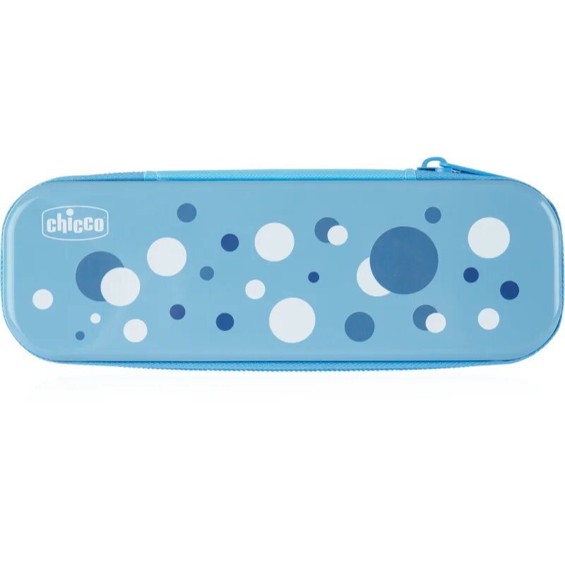 Chicco Always Smiling Set 6m+ fogápoló készlet tokkal Light Blue 1 db
