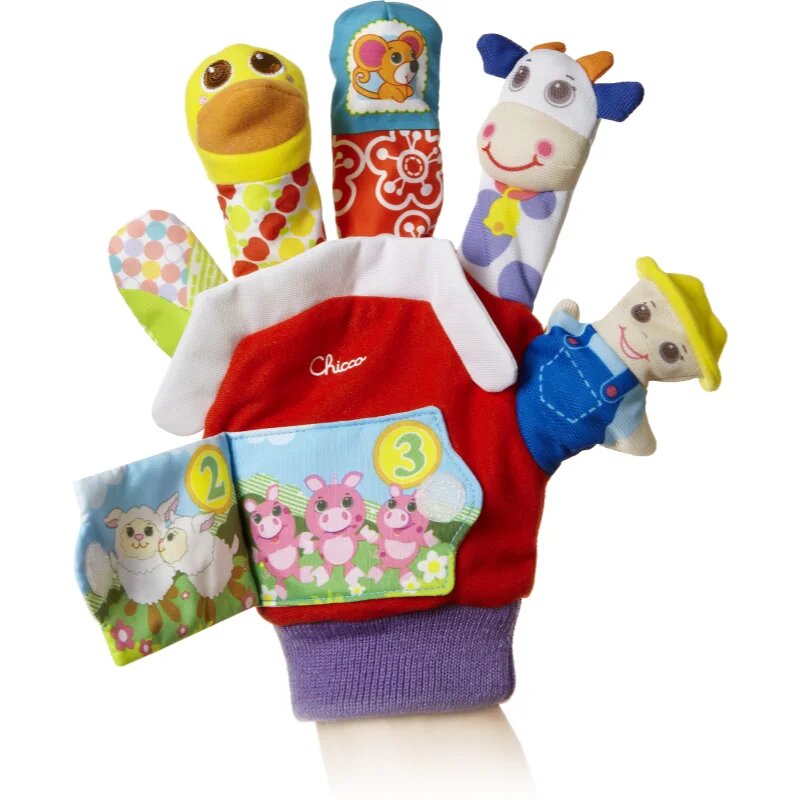 Chicco Finger Puppet 3m+ plüss játék 20 x 24 x 4 cm 1 db