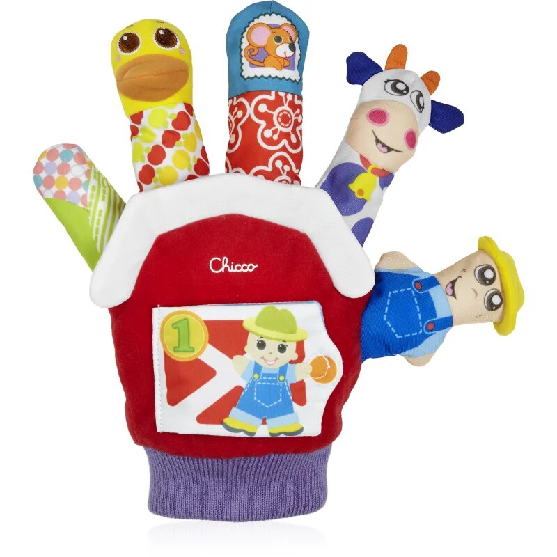 Chicco Finger Puppet 3m+ plüss játék 20 x 24 x 4 cm 1 db