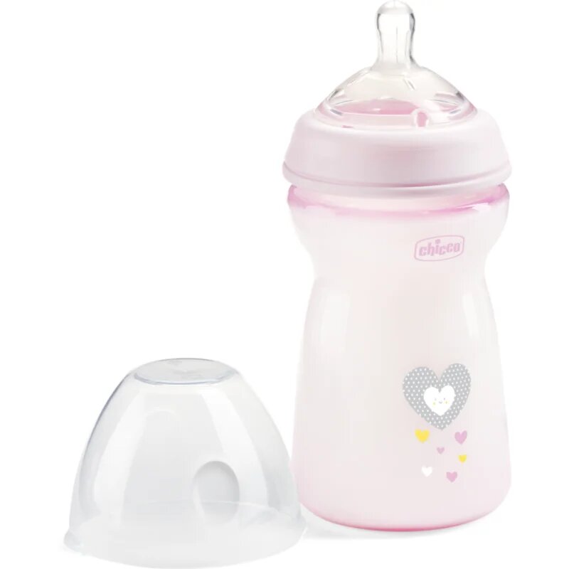 Chicco Natural Feeling Girl cumisüveg 6m+ 1 db