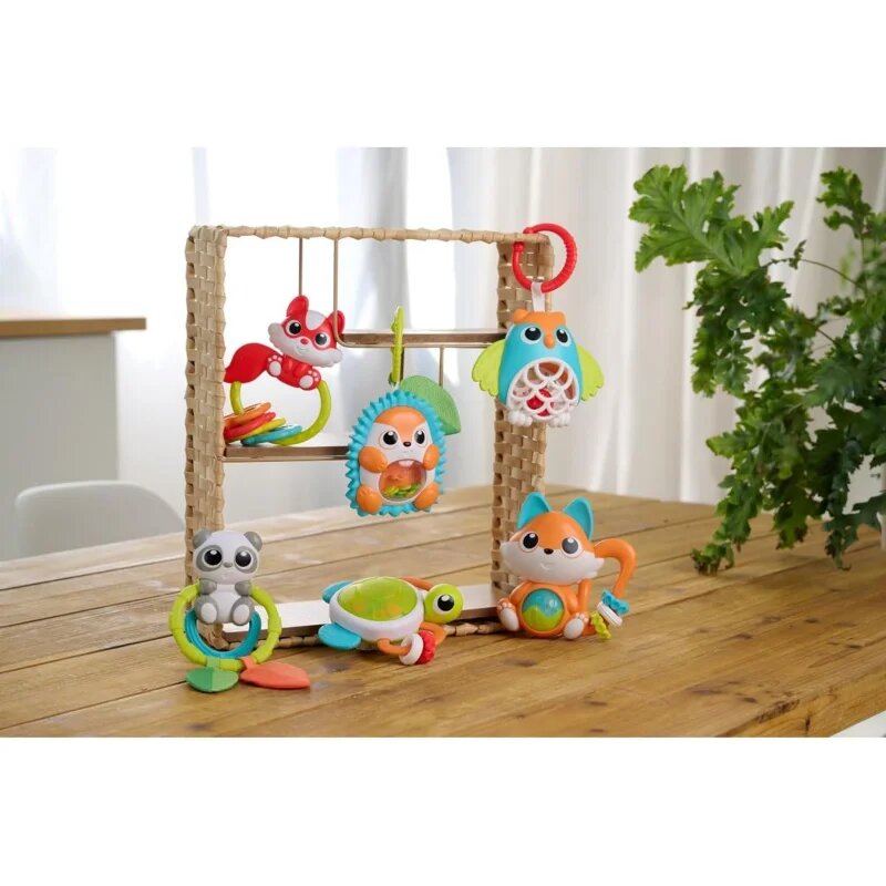 Chicco Owl Rattle kontrasztos függőjáték csörgővel 1 db